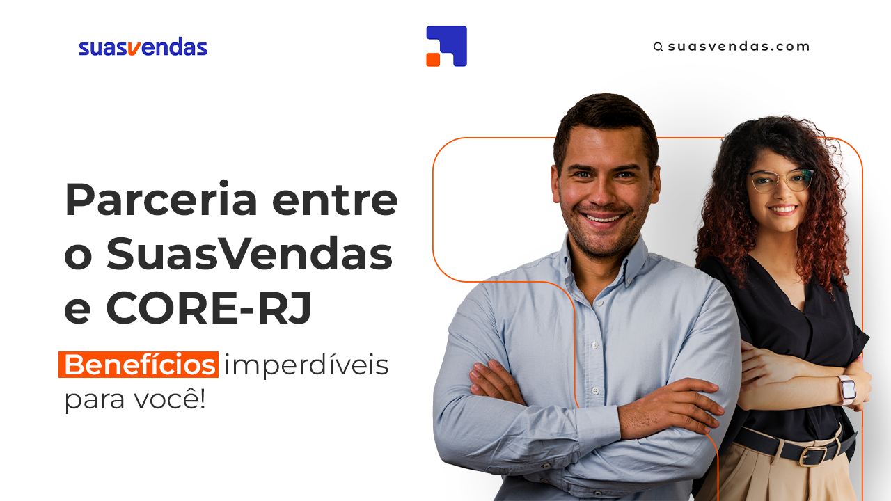 O SuasVendas, em parceria com o CORE-RJ, oferece descontos exclusivos em softwares de gestão e cursos para representantes comerciais. Descubra como essa parceria impacta positivamente a sua carreira!