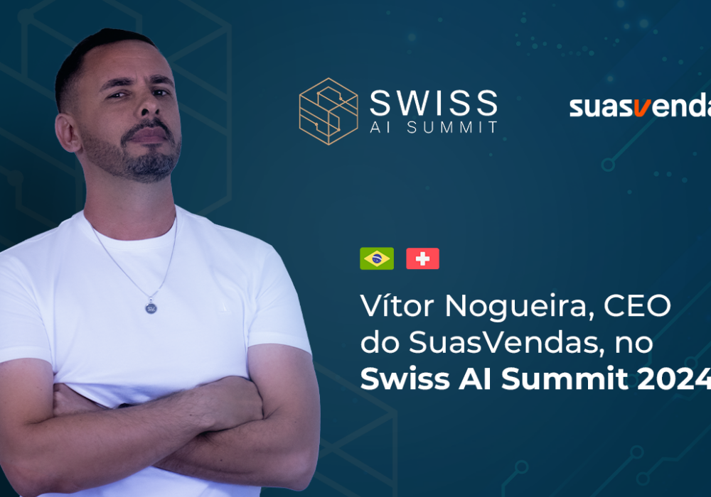 No próximo dia 14 de novembro, Vítor Nogueira, CEO da SuasVendas, representará nossa empresa no Swiss AI Summit, na Suíça.