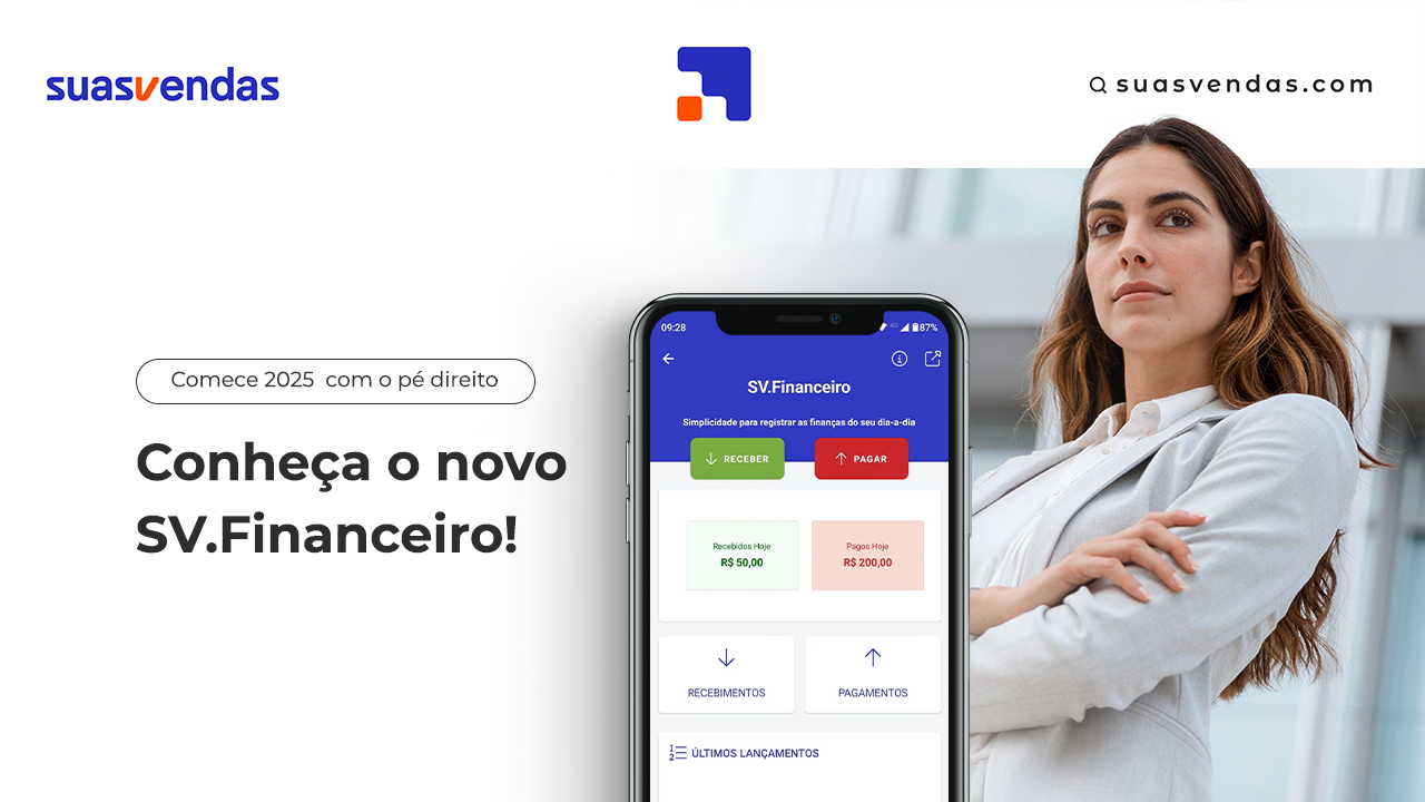 O SuasVendas lançou o novo SV.Financeiro Mobile, uma atualização que facilitará a maneira como você gerencia suas finanças.